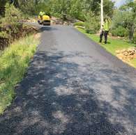 asphalt driveway
